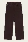 Agolde Ren Jean In Sloe Berry In Brown