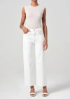 Agolde Ren Jean In White Wash In White