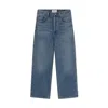 Agolde Jeans With Belt Loops In Shrine