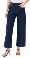 Agolde Ren Rigid High-rise Wide-leg Jeans In Rinse
