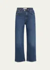 Agolde Ren 5-pocket Straight-leg Jeans In Echo Dk Ind