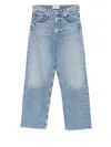 Agolde High Waist Frayed Hem Jeans