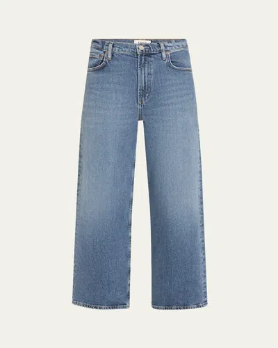 Agolde Ren Wide-leg Jeans In Blue