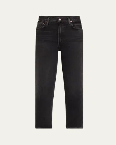 Agolde Ren Wide-leg Jeans In Hush (washed Sa
