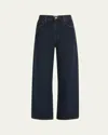 Agolde Ren Wide-leg Jeans In Polished