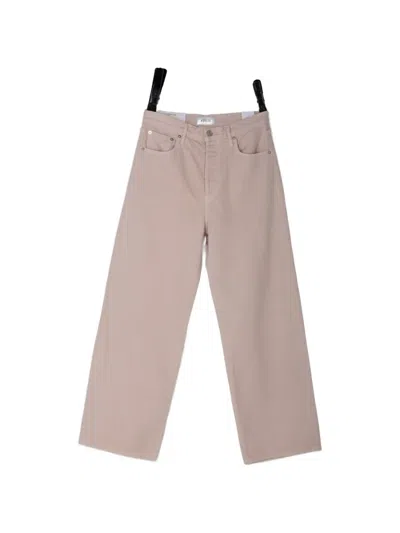 Agolde Ren Wide-leg Jeans In Gray