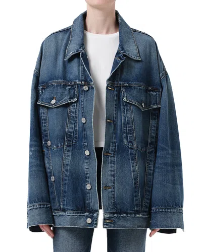Agolde Reworked Wayne Jacket In Blue