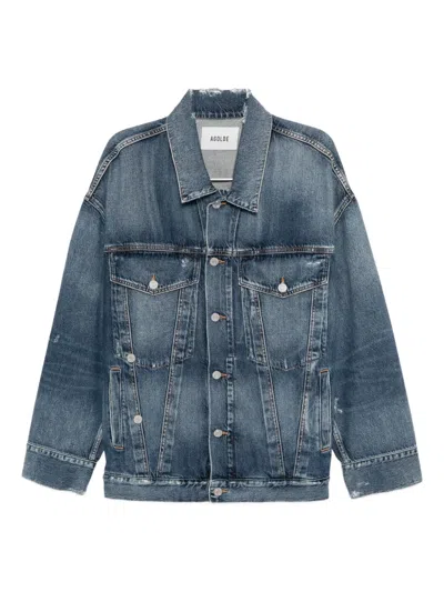 Agolde Woman Blue Jackets