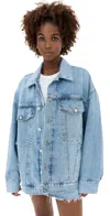 Agolde Wayne Jacket In Resent In Clarity
