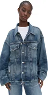 Agolde Reworked Wayne Jacket Illuminate In Blue