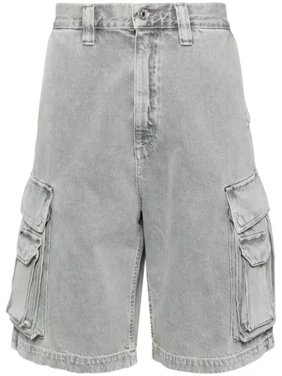 Agolde Rex Shorts In Grey