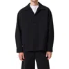 Agolde Cotton Rhode Overshirt In Black