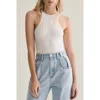 Agolde Top Mina In Beige