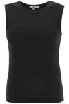Agolde Black Stretch Lyocell Blend Binx Tank Top In Black