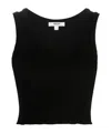Agolde Ribbed Knit Cropped Vest
