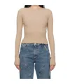 Agolde Ribbed Knit T-shirt