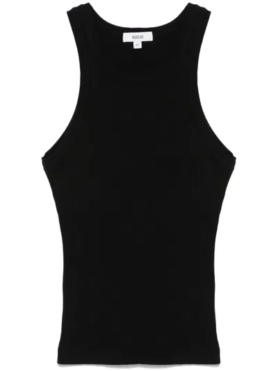 AGOLDE RIBBED-KNIT TANK TOP