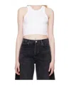 Agolde Nova Tank Top In White