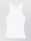 Agolde Ribbed Round Neck Sleeveless Tank Top