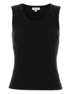 Agolde Poppy Ribbed Stretch Organic Cotton And Tencel-blend Jersey Tank