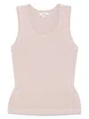 Agolde Poppy Rib Organic Cotton Blend Tank