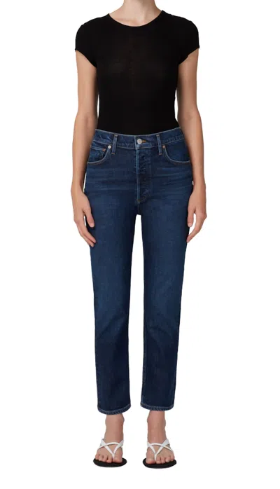 Agolde Riley Crop In Divided