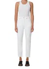 Agolde Riley Crop Jean In Whip In White