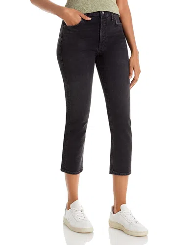 AGOLDE RILEY HIGH RISE CROPPED STRAIGHT JEANS IN PANORAMIC,A056-1286