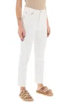 Agolde Bootcut Leather-blend Trousers In Multi