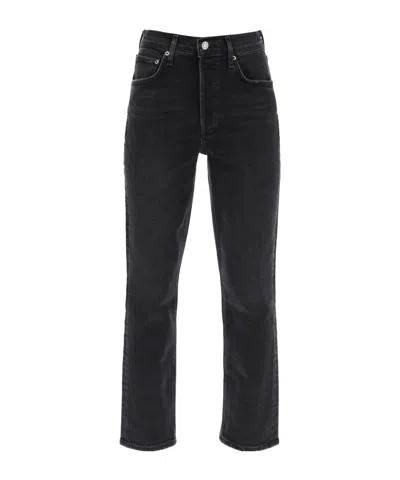 AGOLDE AGOLDE RILEY HIGH WAISTED STRAIGHT LEG JEANS