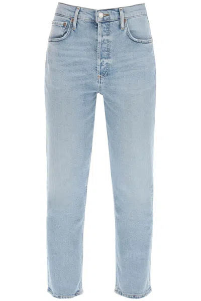 Agolde 'riley' Jeans In Blue