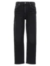 Agolde 'riley Long' Jeans In Multi