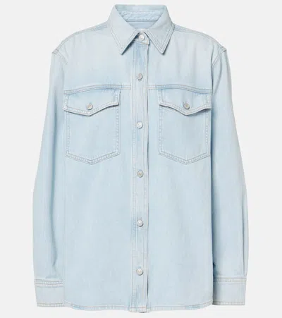 Agolde Jeanshemd Rina In Blau