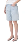 AGOLDE RISHA WIDE LEG BERMUDA SHORTS