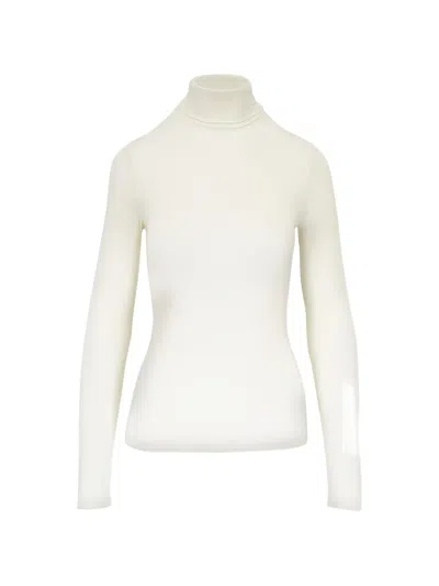 Agolde Roll-neck Long-sleeve Sweater In Multi