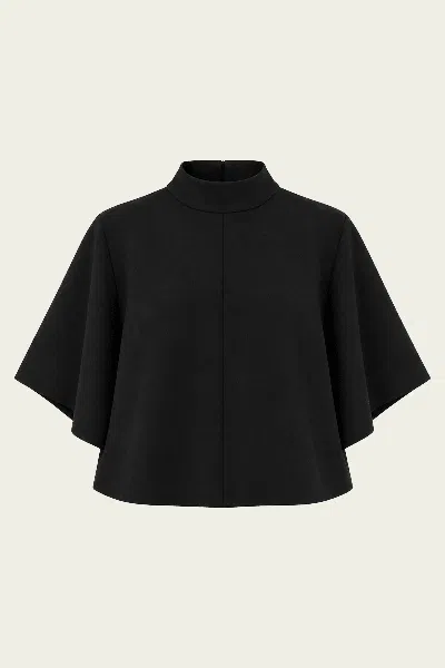 Agolde Rom Top In Black