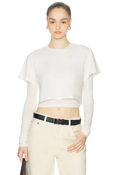 Agolde Romily Tee Shirt In Blue