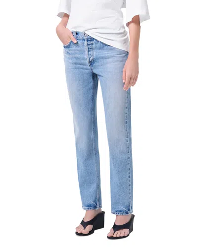 Agolde Romney Jeans In Stream In Blue