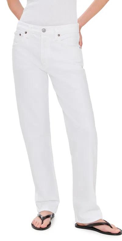 Agolde Romney Jeans Marshmallow In White