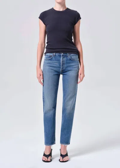Agolde Romney Straight Leg Jean In Bounty In Blue