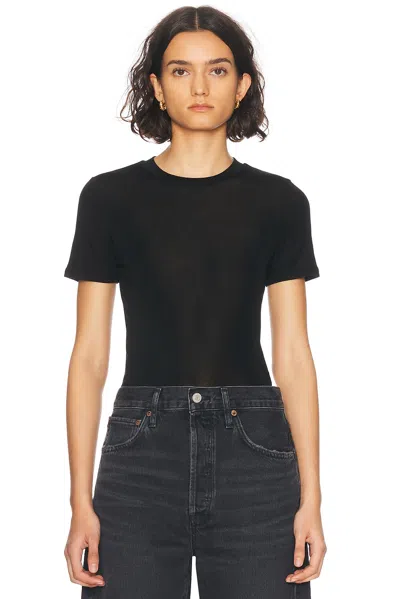 AGOLDE RONYA LAYERING RIB TEE