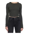 Agolde Green Nova Long Sleeve T-shirt