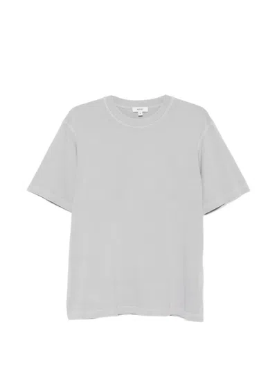 Agolde Round-neck T-shirt In Gray