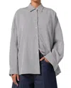 Agolde Aris Stripe Button-up Shirt In Solene Stripe