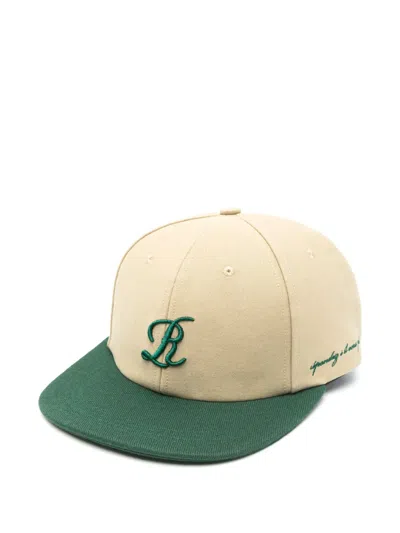 Agolde Rsvp Baseball Cap In Green