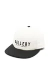 Agolde Baseball Cap With Gallery Embroidery In White