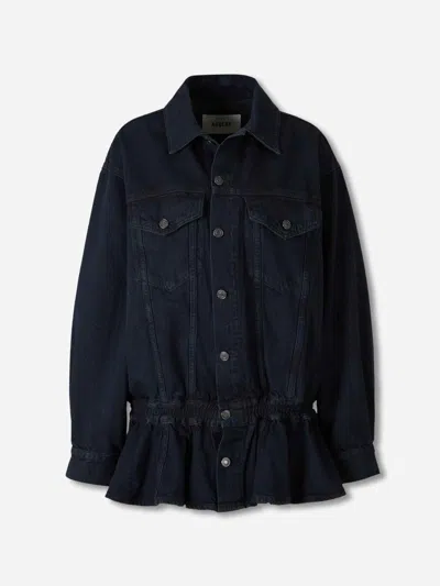 Agolde Rubik Denim Jacket In Blue