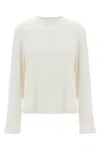 Agolde Runa Long Sleeved T-shirt In White