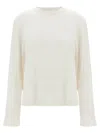 Agolde Runa Long Sleeved T-shirt In White