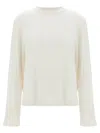 Agolde Runa Long Sleeved T-shirt In White